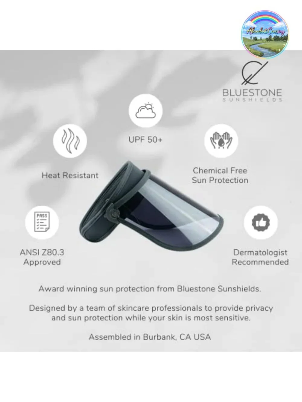 UV Protection Visor Hat Adjustable Sun Shield Full Coverage